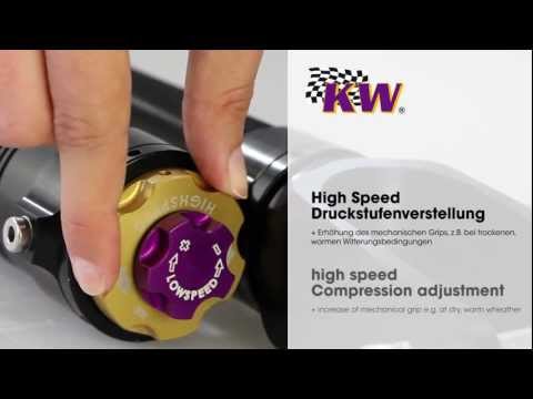 KW Gewindefahrwerk V4 Clubsport inkl. Stützlager passend für Porsche 911 (996)