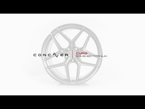 Concaver CVR2 22x9,5 ET14-60 Felge Brushed Titanium