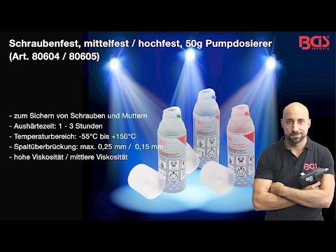 Schraubenfest mittelfest hochviskos im 50 g Pumpdosierer