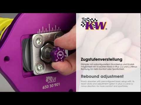 KW Gewindefahrwerk V4 Clubsport inkl. Stützlager passend für Porsche 911 (996)