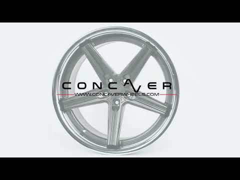 Concaver CVR9 20x10,5 ET0-28 Alufelge in Carbon Graphite