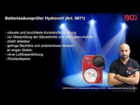 BGS Batteriesäureprüfer Hydrovolt
