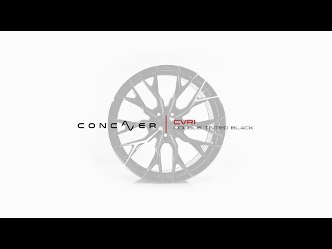 Concaver CVR1 22x9 ET10-54 Double Tinted Black Felge